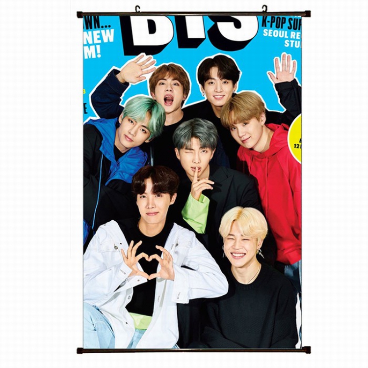 BTS Plastic pole cloth painting Wall Scroll 60X90CM preorder 3 days BS-358 NO FILLING