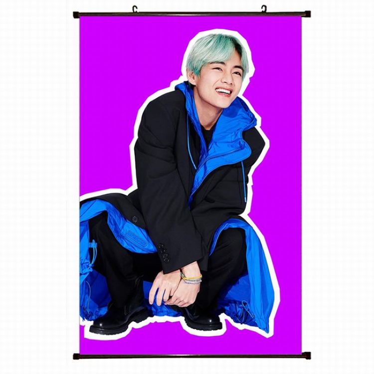 BTS Plastic pole cloth painting Wall Scroll 60X90CM preorder 3 days BS-361 NO FILLING