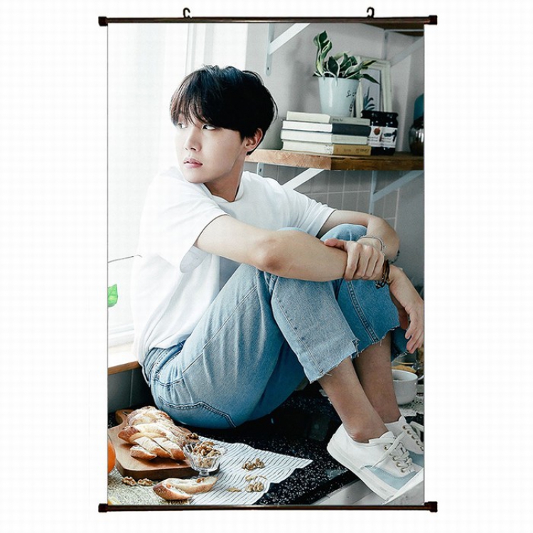 BTS Plastic pole cloth painting Wall Scroll 60X90CM preorder 3 days BS-405 NO FILLING