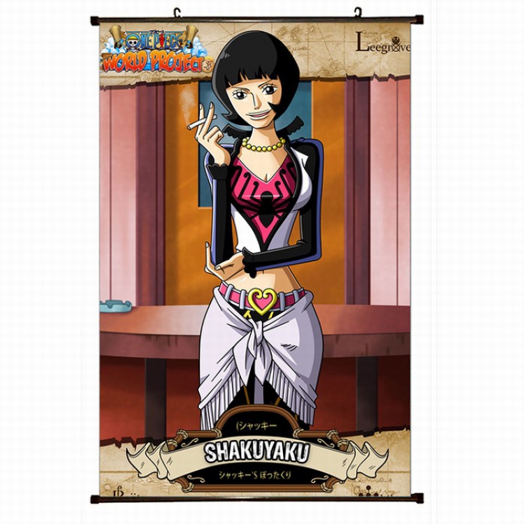 One Piece Plastic pole cloth painting Wall Scroll 60X90CM preorder 3 days H1-12 NO FILLING