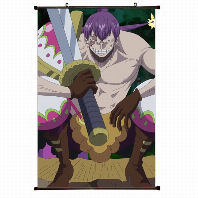 One Piece Plastic pole cloth painting Wall Scroll 60X90CM preorder 3 days H1-21 NO FILLING