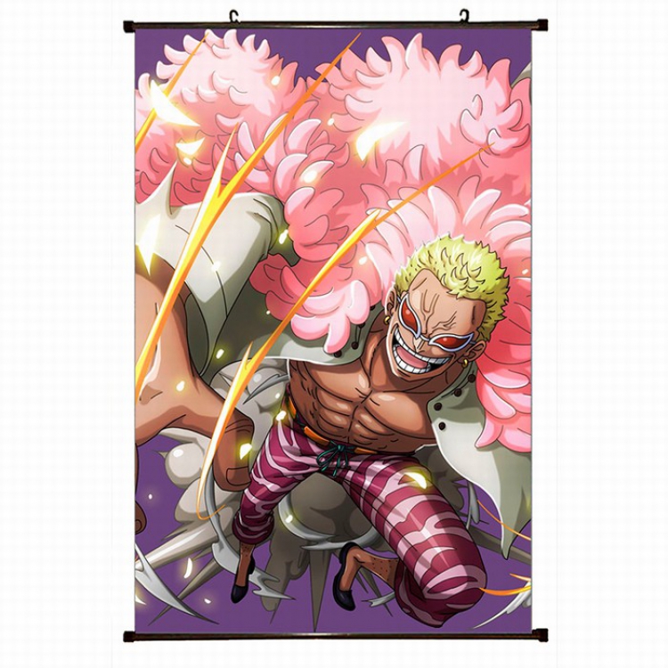 One Piece Plastic pole cloth painting Wall Scroll 60X90CM preorder 3 days H1-26 NO FILLING