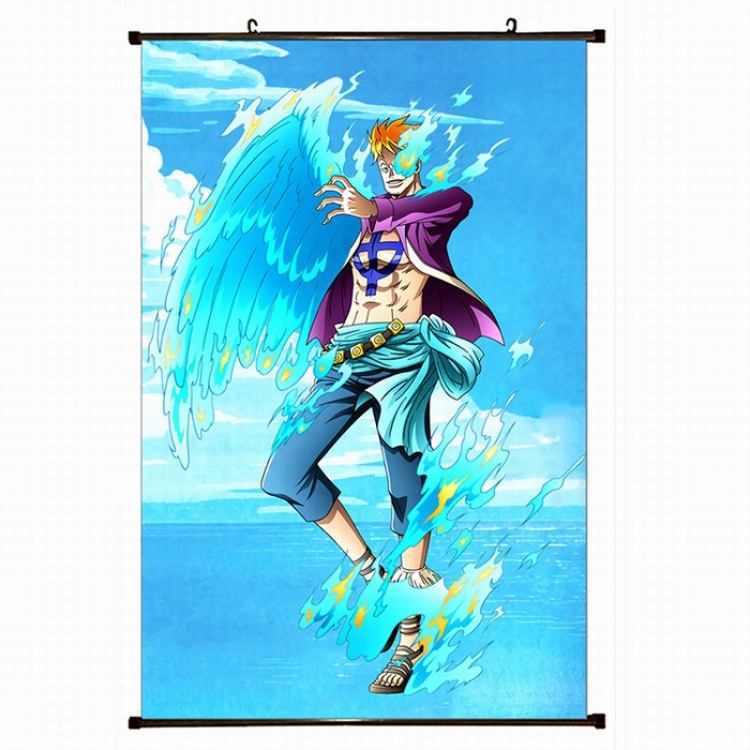 One Piece Plastic pole cloth painting Wall Scroll 60X90CM preorder 3 days H1-30 NO FILLING