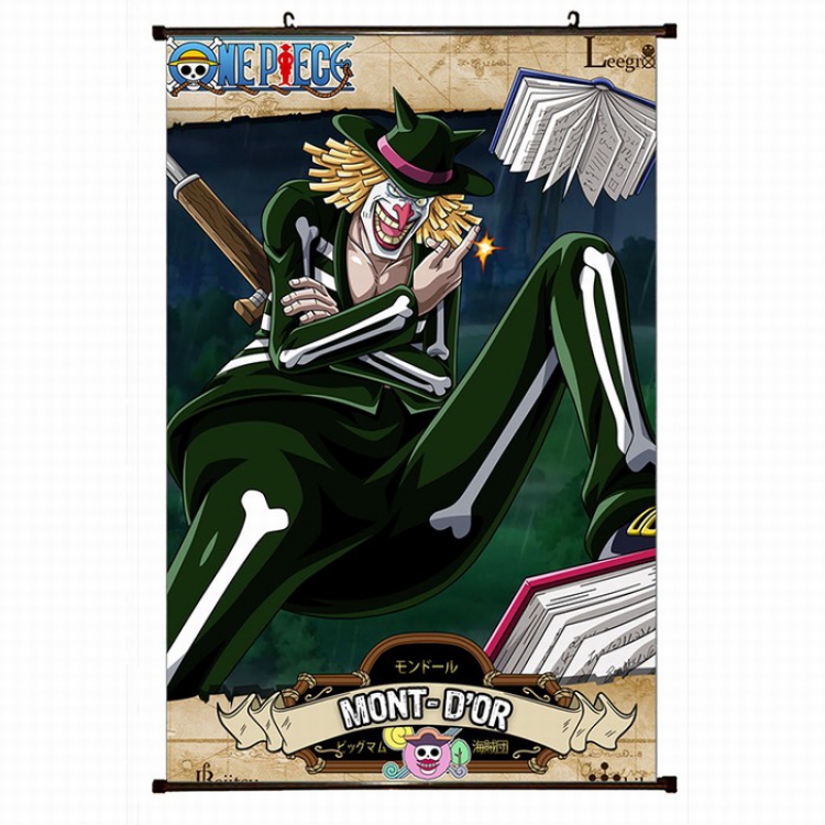 One Piece Plastic pole cloth painting Wall Scroll 60X90CM preorder 3 days H1-36 NO FILLING