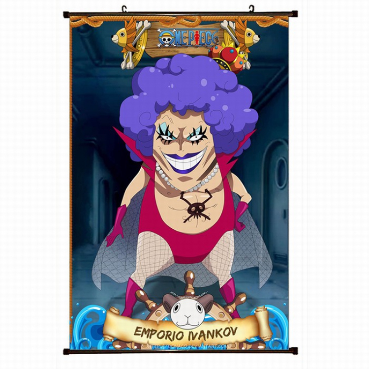 One Piece Plastic pole cloth painting Wall Scroll 60X90CM preorder 3 days H1-39 NO FILLING
