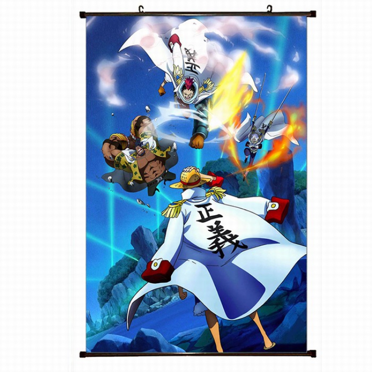 One Piece Plastic pole cloth painting Wall Scroll 60X90CM preorder 3 days H1-51 NO FILLING