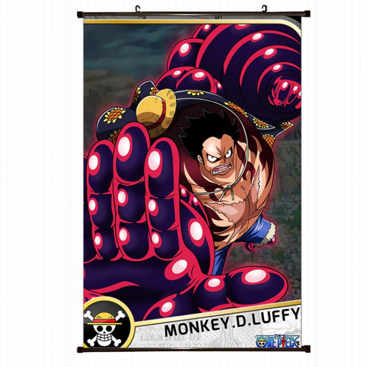 One Piece Plastic pole cloth painting Wall Scroll 60X90CM preorder 3 days H1-50 NO FILLING