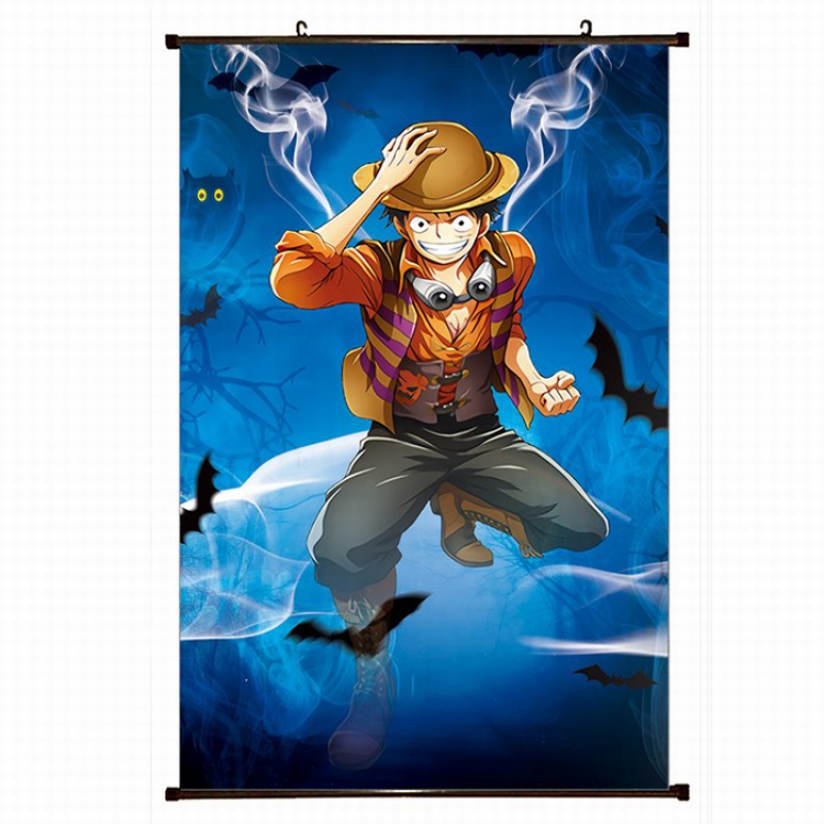 One Piece Plastic pole cloth painting Wall Scroll 60X90CM preorder 3 days H1-57 NO FILLING