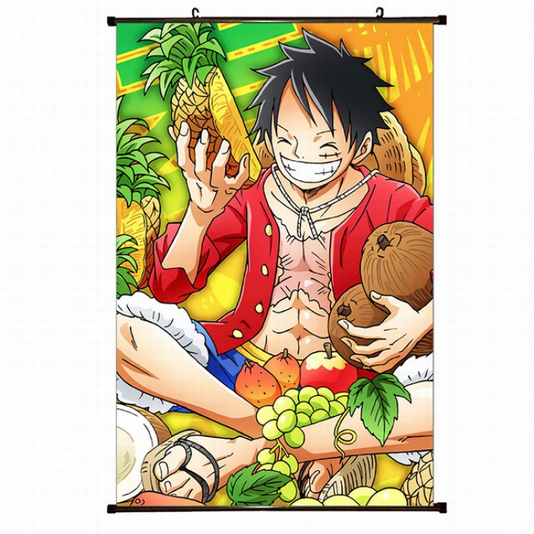 One Piece Plastic pole cloth painting Wall Scroll 60X90CM preorder 3 days H1-60 NO FILLING