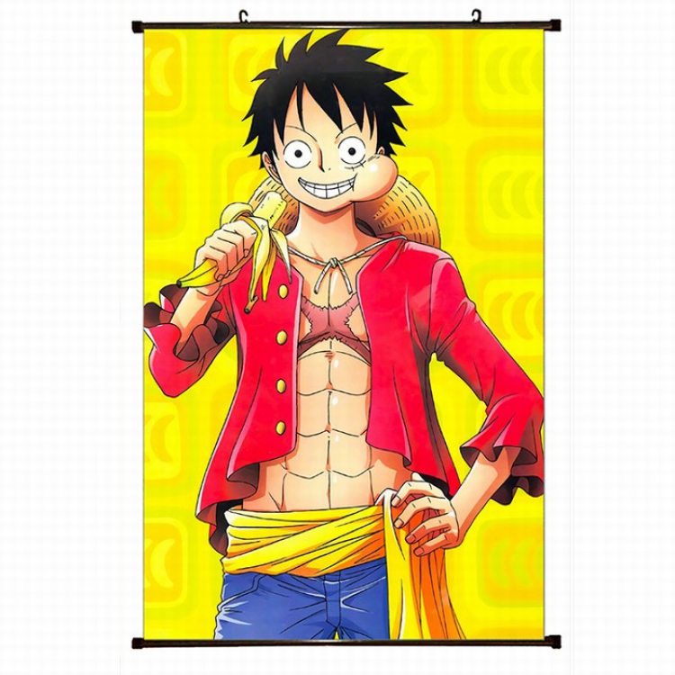 One Piece Plastic pole cloth painting Wall Scroll 60X90CM preorder 3 days H1-63 NO FILLING