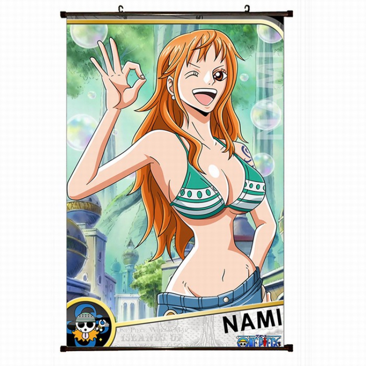 One Piece Plastic pole cloth painting Wall Scroll 60X90CM preorder 3 days H1-67 NO FILLING