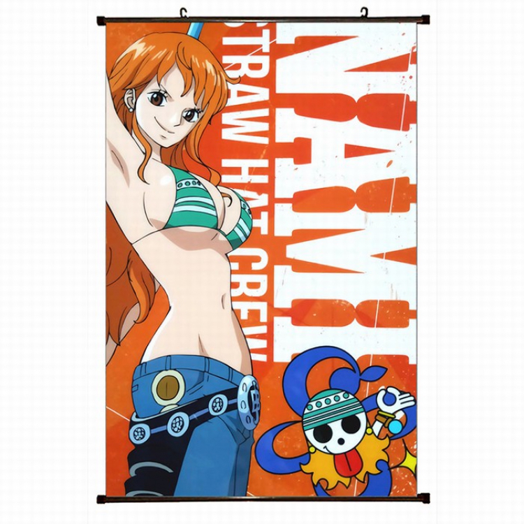 One Piece Plastic pole cloth painting Wall Scroll 60X90CM preorder 3 days H1-69 NO FILLING