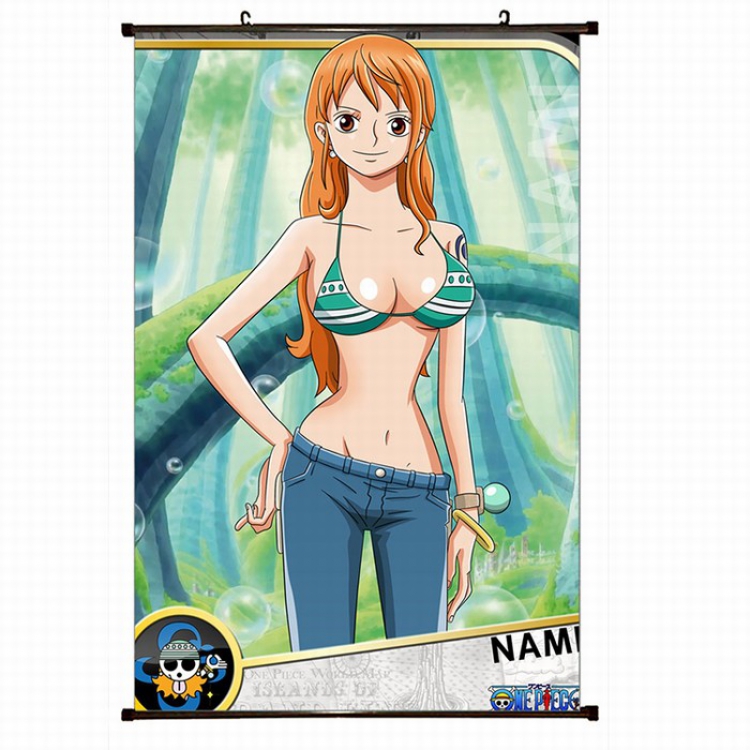 One Piece Plastic pole cloth painting Wall Scroll 60X90CM preorder 3 days H1-68 NO FILLING