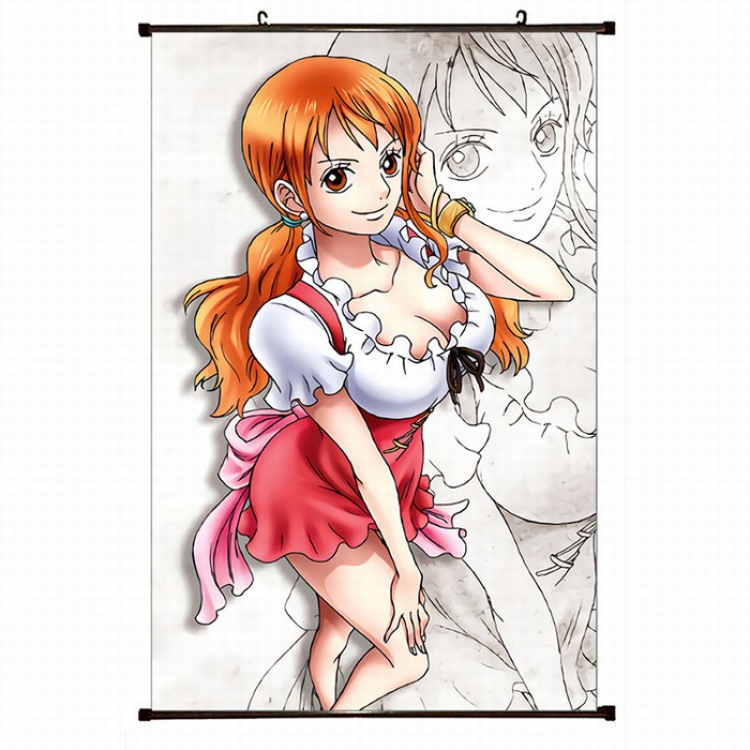 One Piece Plastic pole cloth painting Wall Scroll 60X90CM preorder 3 days H1-70 NO FILLING