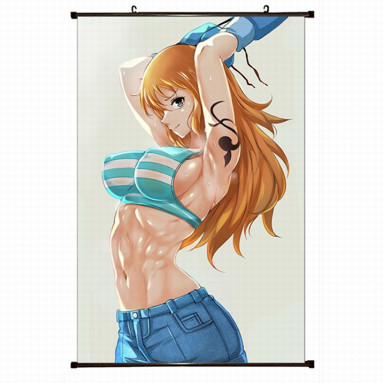 One Piece Plastic pole cloth painting Wall Scroll 60X90CM preorder 3 days H1-76 NO FILLING