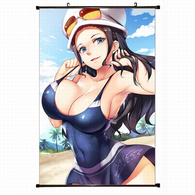 One Piece Plastic pole cloth painting Wall Scroll 60X90CM preorder 3 days H1-93 NO FILLING