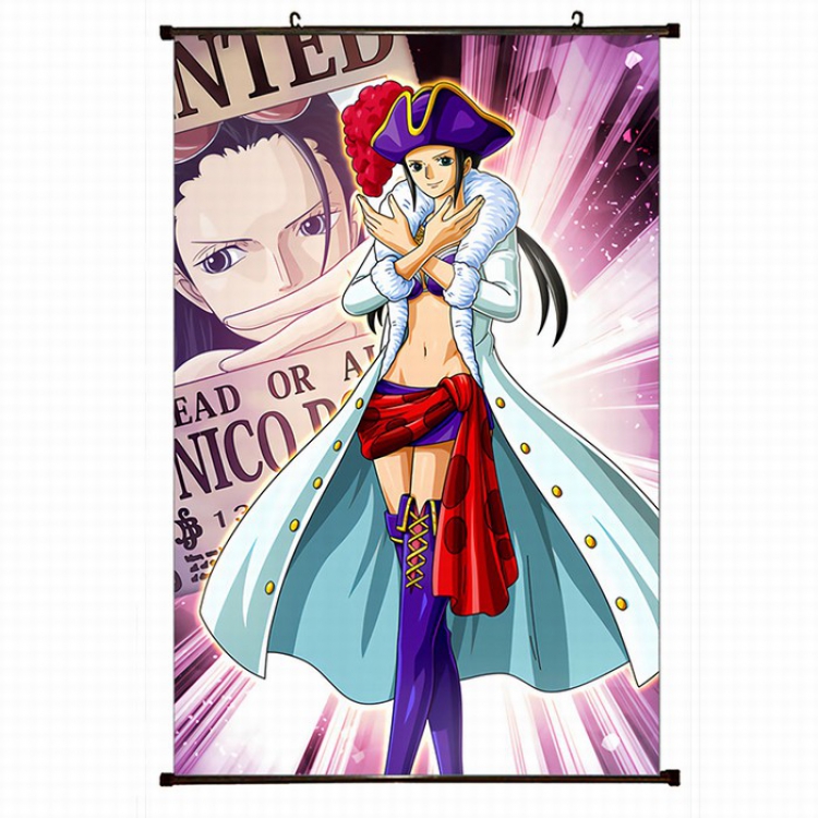 One Piece Plastic pole cloth painting Wall Scroll 60X90CM preorder 3 days H1-95 NO FILLING