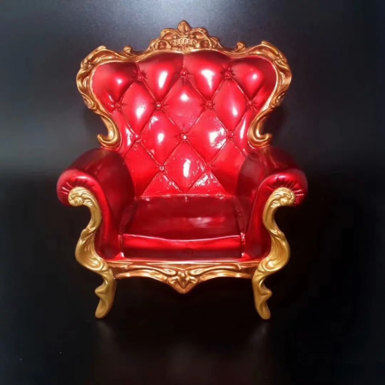 Dragon chair sofa red Prop display rack Boxed Figure Decoration 24X18X18CM 0.438KGS