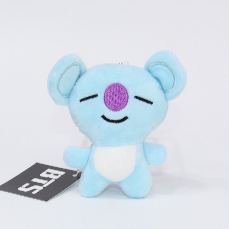 BTS BT21 Plush Keychain pendant 10X8CM price for 10 pcs Style B