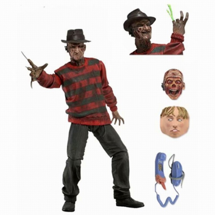 NECA A Nightmare on Elm Street Les griffes de la nuit Freddy Boxed Figure Decoration 7 inch