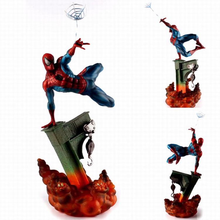 The avengers allianc Spiderman Lighting Boxed Figure Decoration