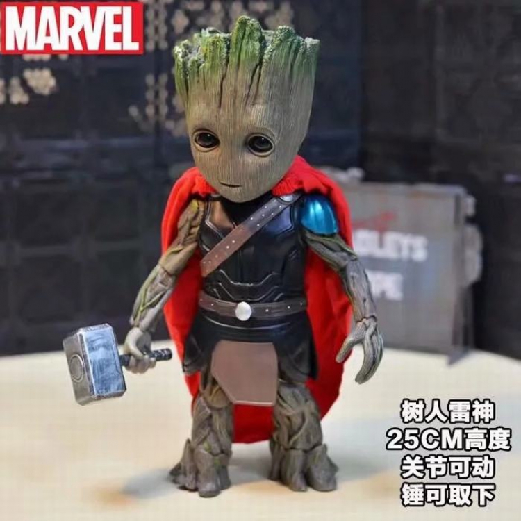 The Avengers Groot COS Thor Boxed Figure Decoration 25CM