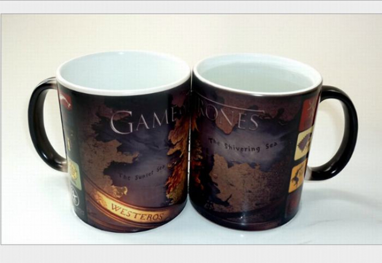 Game of Thrones Black Ceramics Discoloration Cup Boxed 301-400ML price for 2 pcs Style C