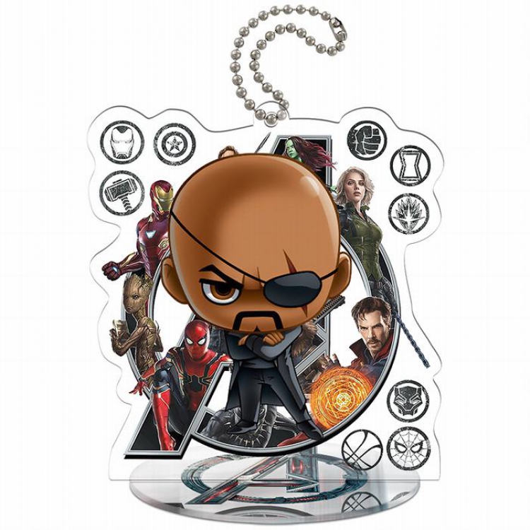 The avengers allianc Q version Small Standing Plates Acrylic keychain pendant 9-10CM Style P