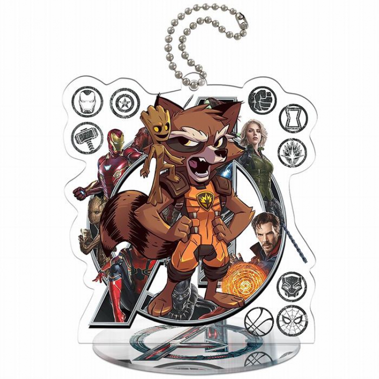 The avengers allianc Q version Small Standing Plates Acrylic keychain pendant 9-10CM Style D
