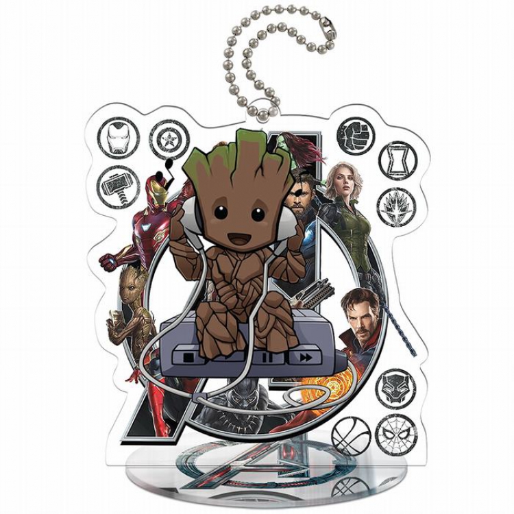 The avengers allianc Q version Small Standing Plates Acrylic keychain pendant 9-10CM Style B