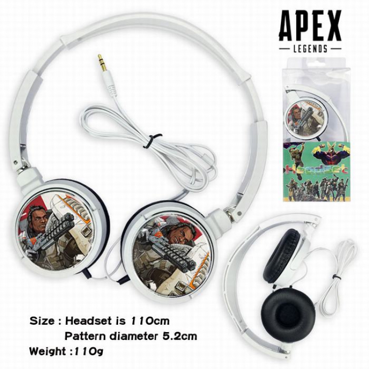 Apex Legends Headset Head-mounted Earphone Headphone 110G Style K