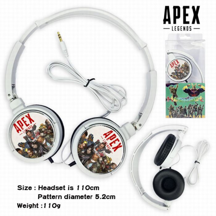 Apex Legends Headset Head-mounted Earphone Headphone 110G Style M