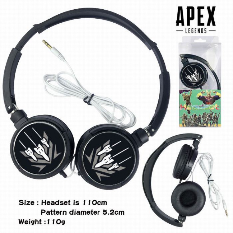 Apex Legends Headset Head-mounted Earphone Headphone 110G Style A
