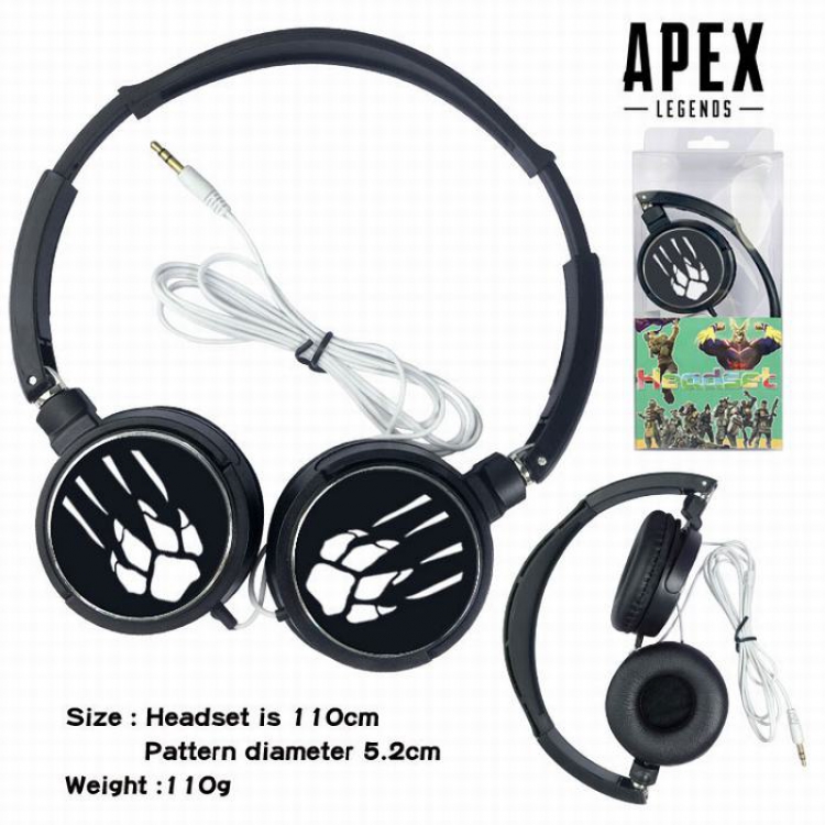 Apex Legends Headset Head-mounted Earphone Headphone 110G Style D