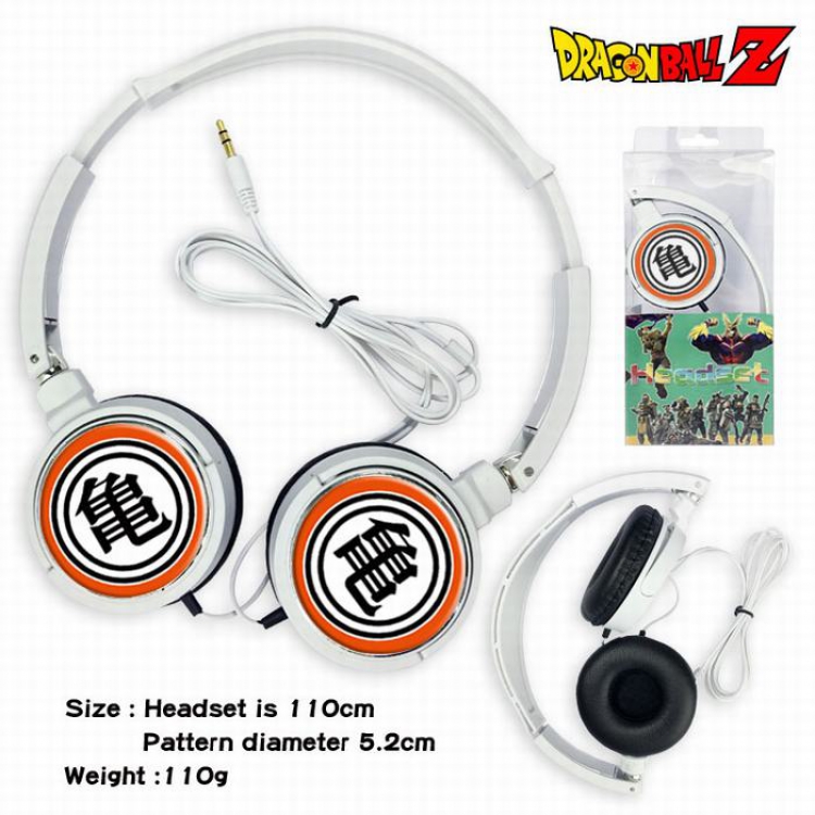 DRAGON BALL Headset Head-mounted Earphone Headphone 110G Style 09