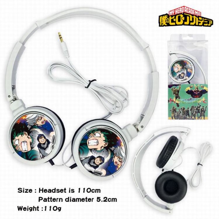 My Hero Academia Headset Head-mounted Earphone Headphone 110G Style 03