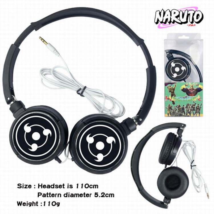 Naruto Headset Head-mounted Earphone Headphone 110G Style 02