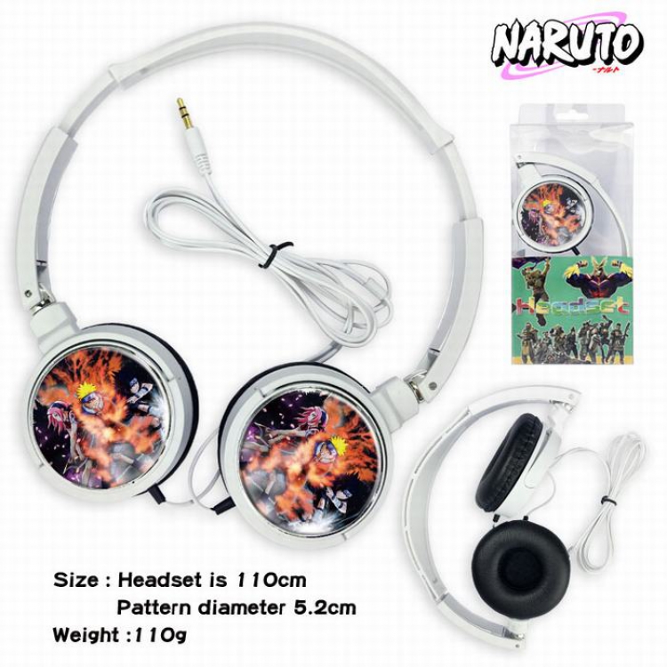Naruto Headset Head-mounted Earphone Headphone 110G Style 04