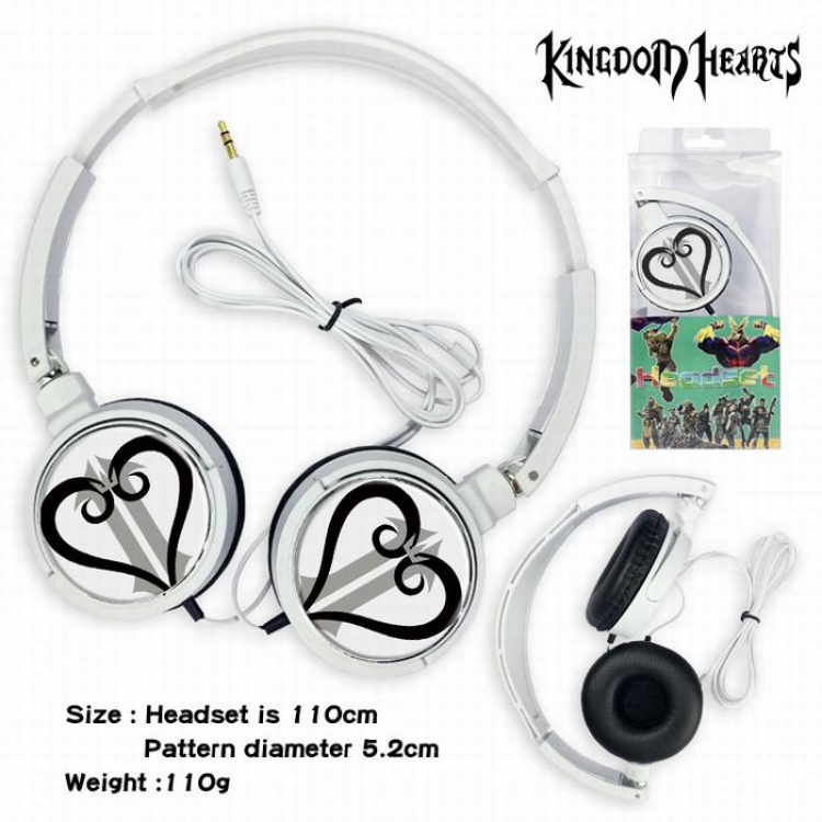 Kingdom hearts Headset Head-mounted Earphone Headphone 110G Style 03