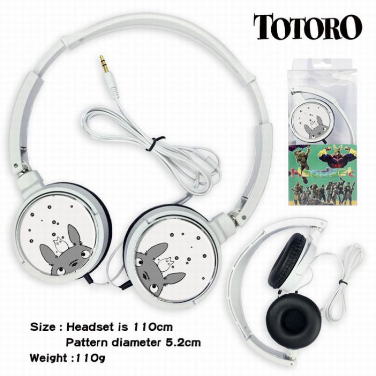 TOTORO Headset Head-mounted Earphone Headphone 110G Style 05