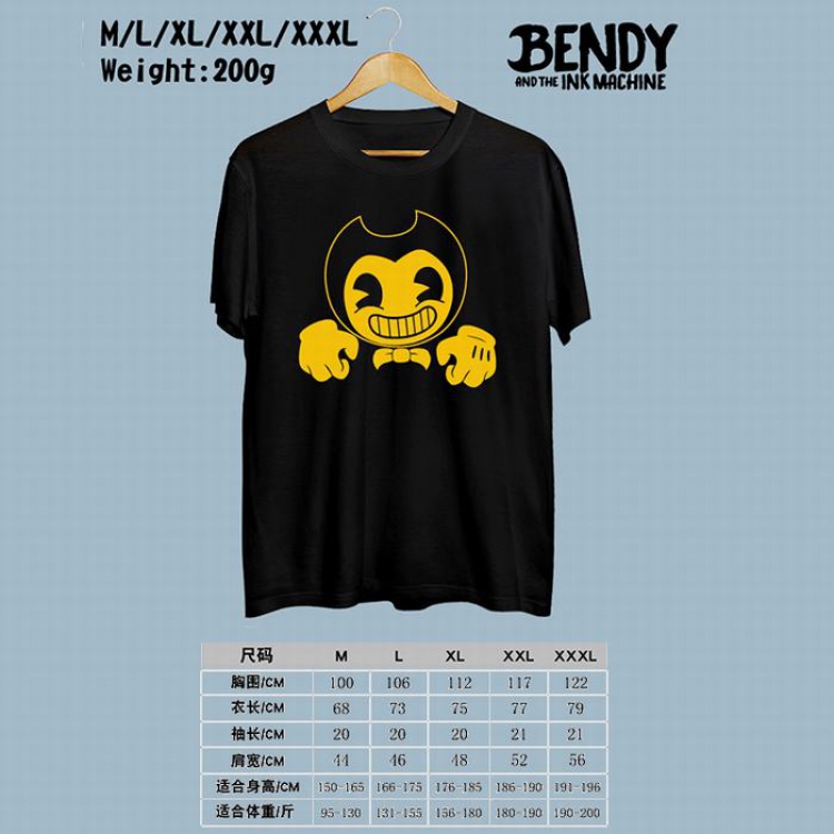 Bendi Printed round neck short-sleeved T-shirt M-L-XL-XXL-XXXL Style 1