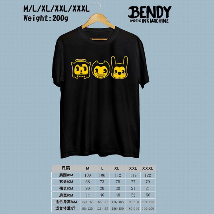 Bendi Printed round neck short-sleeved T-shirt M-L-XL-XXL-XXXL Style 2
