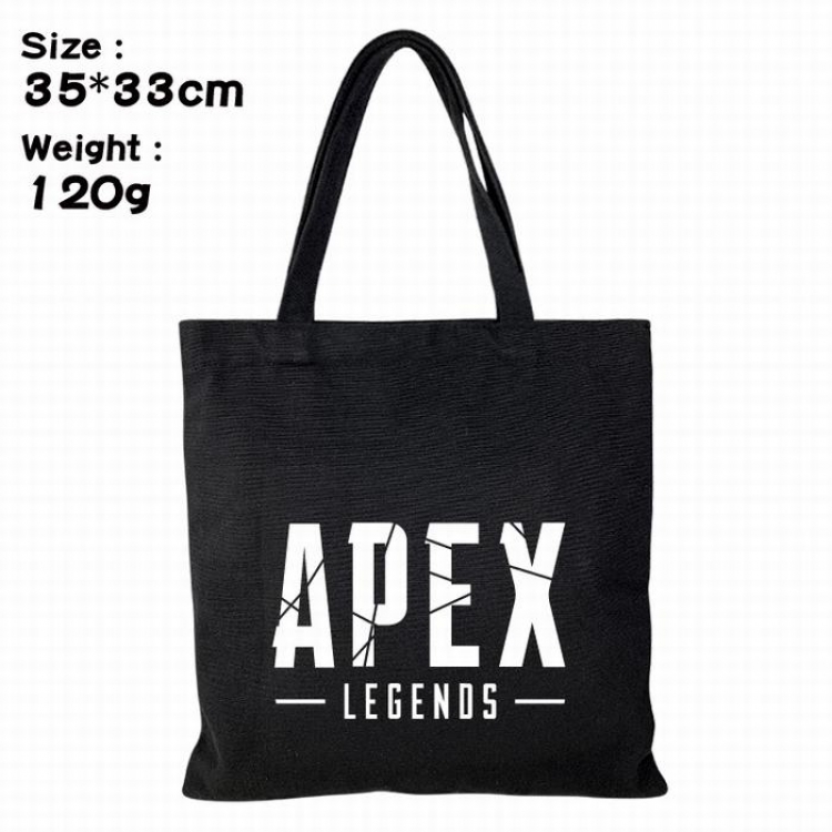 Apex Legends Canvas shopping bag shoulder bag Tote bag 35X33CM 120G Style 2