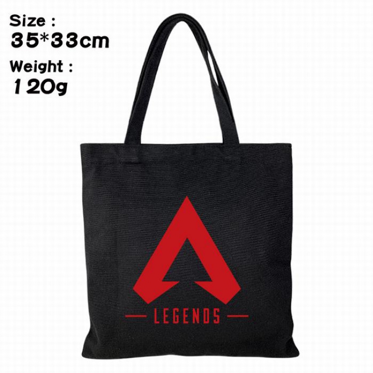 Apex Legends Canvas shopping bag shoulder bag Tote bag 35X33CM 120G Style 1