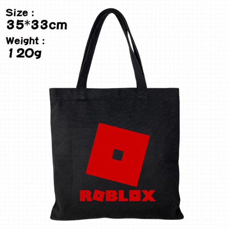 ROBLOX Canvas shopping bag shoulder bag Tote bag 35X33CM 120G Style 2