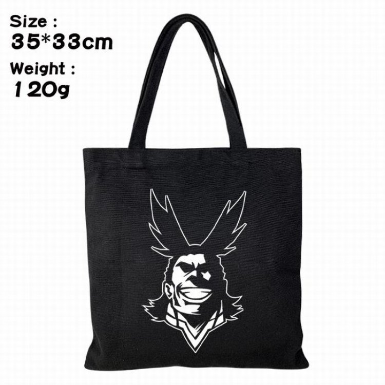 My Hero Academia Canvas shopping bag shoulder bag Tote bag 35X33CM 120G Style 1
