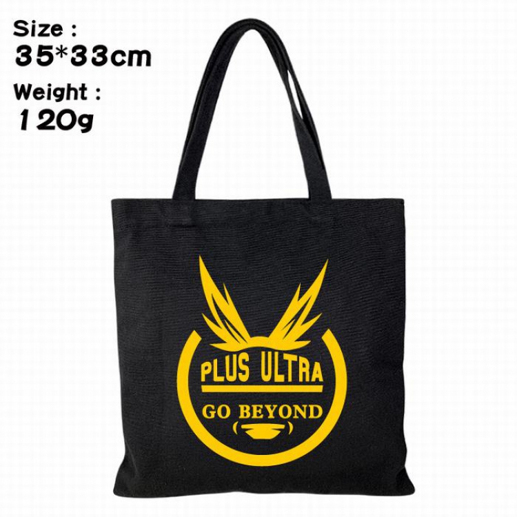 My Hero Academia Canvas shopping bag shoulder bag Tote bag 35X33CM 120G Style 2