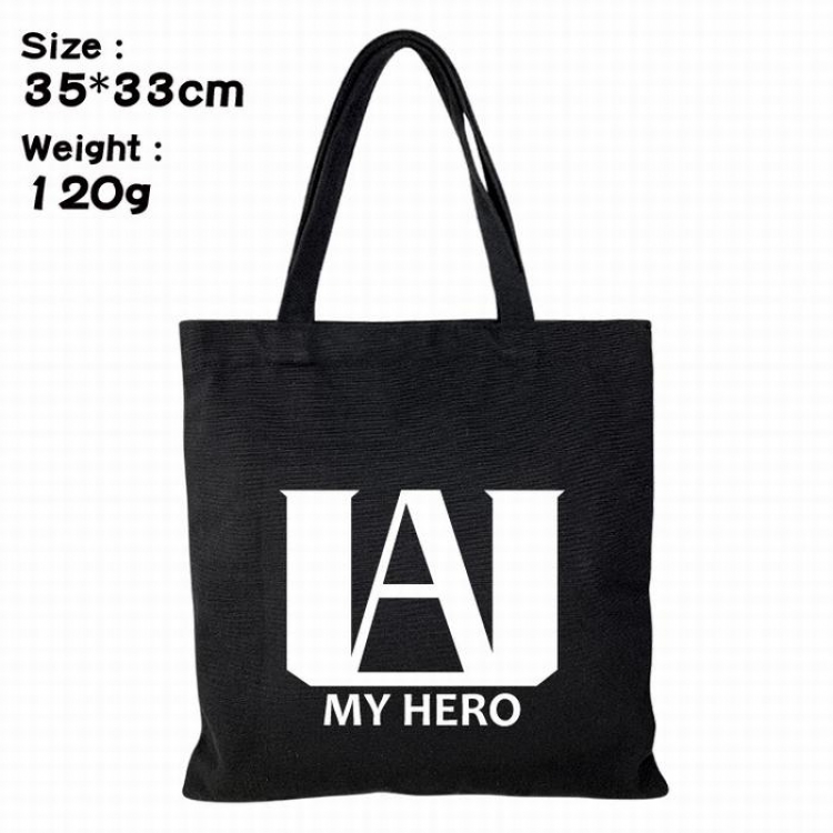 My Hero Academia Canvas shopping bag shoulder bag Tote bag 35X33CM 120G Style 4