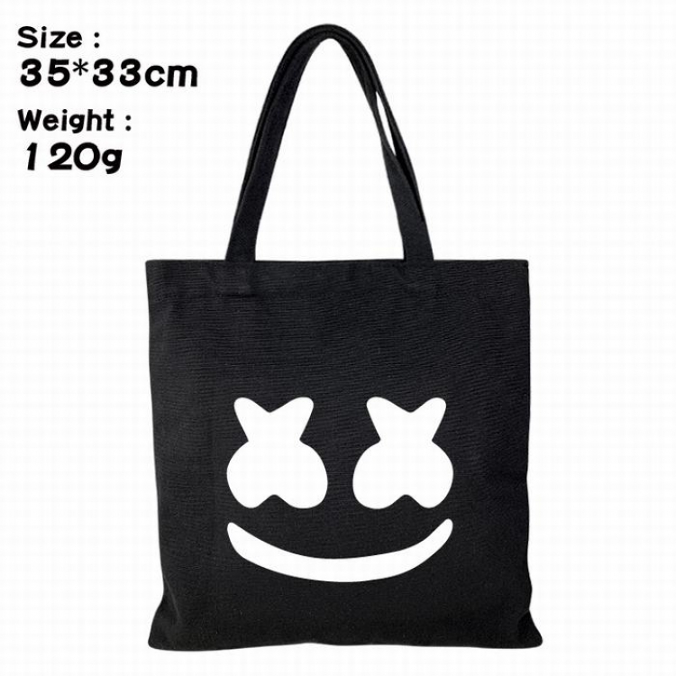 American mystery DJ Canvas shopping bag shoulder bag Tote bag 35X33CM 120G Style 1