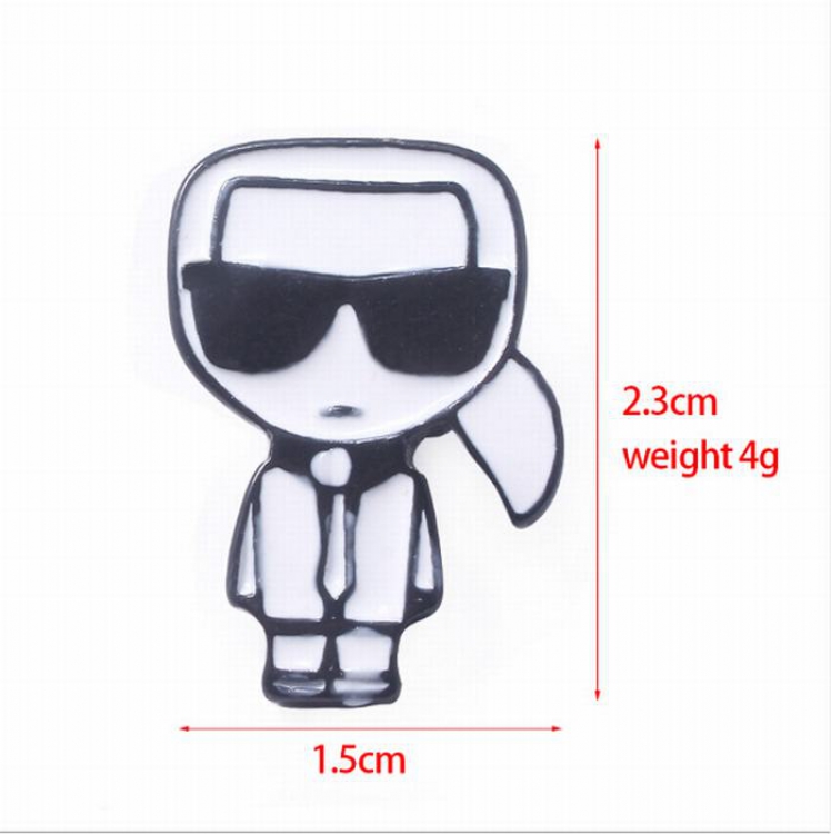 Karl Lagerfeld Brooch badge price for 5 pcs 